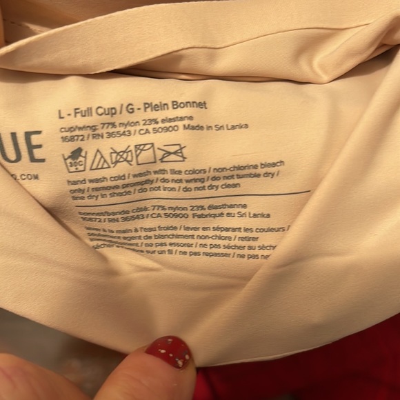 True & Co True Body Lift Full CupTriangle Adjustable Strap Bra Sizes Med & Lg - Picture 8 of 8